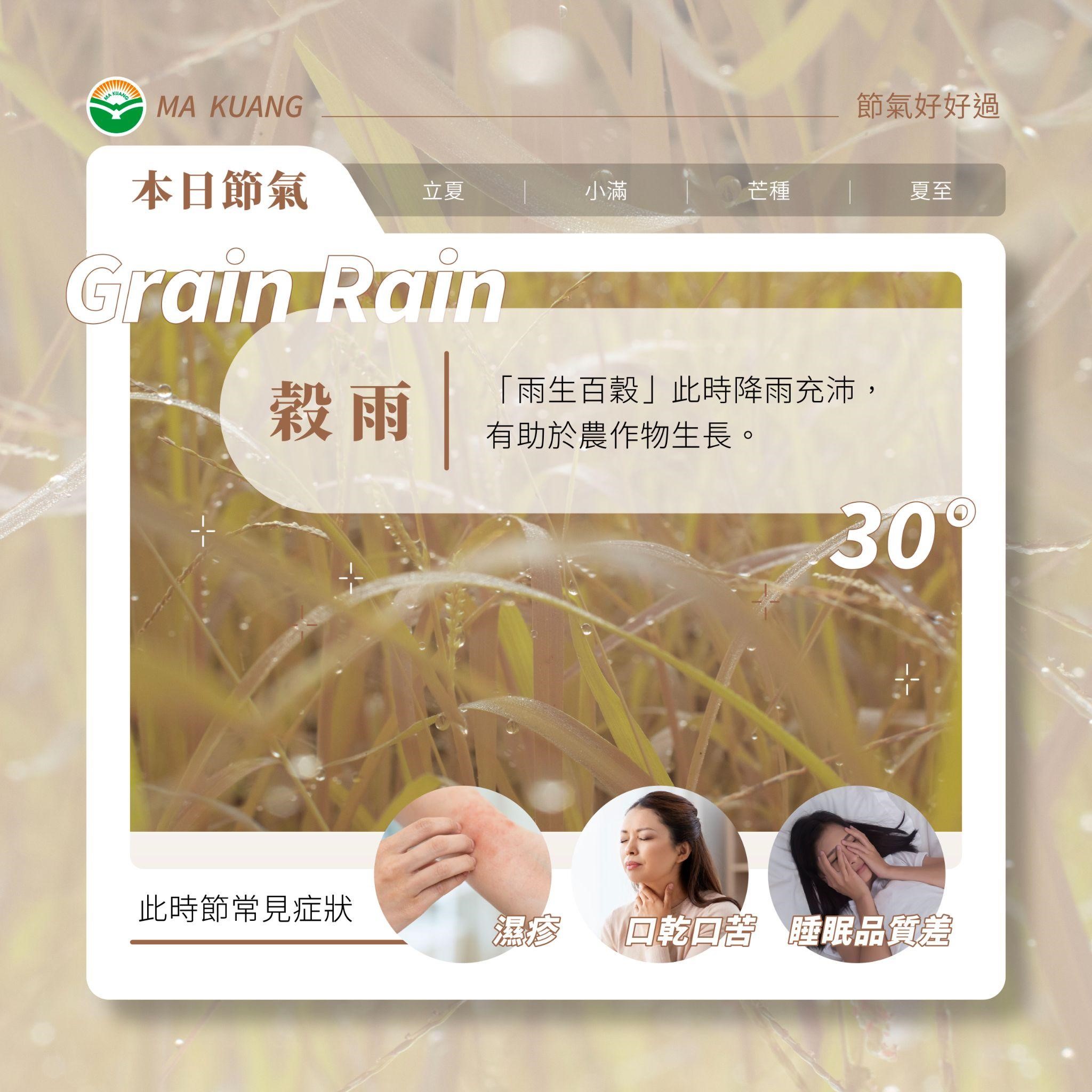 1 茶飲 4 穴道，穀雨健脾祛溼這樣做