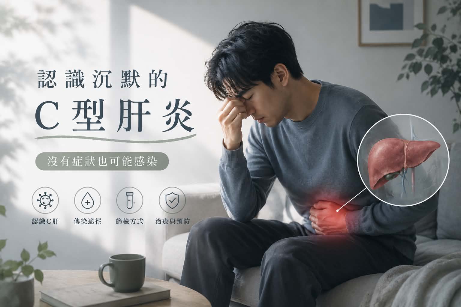 C型肝炎會傳染嗎?沒症狀也可能中招 C肝症狀、感染途徑與治療一次看