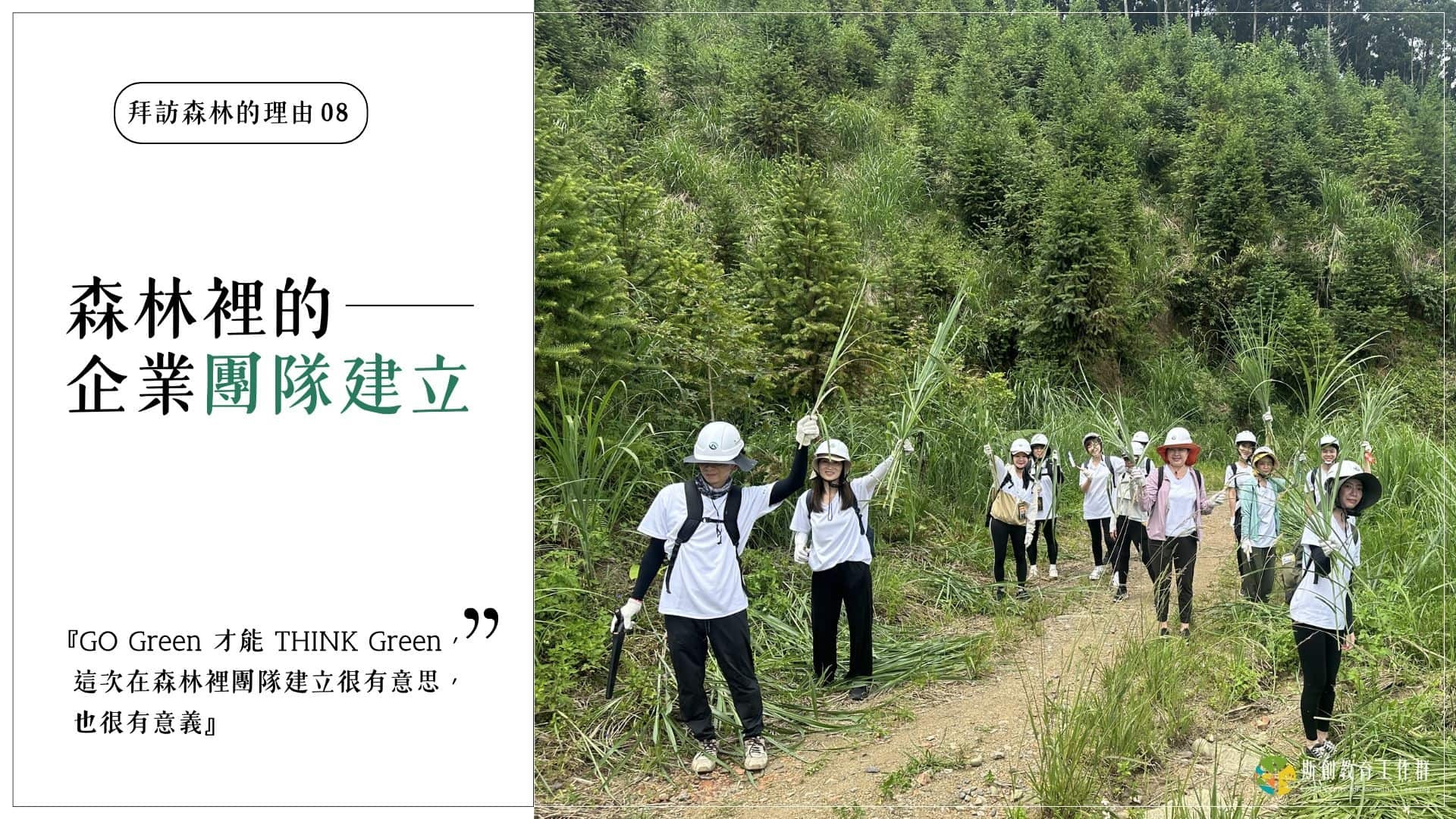 【拜訪森林的理由】森林裡的企業團隊建立