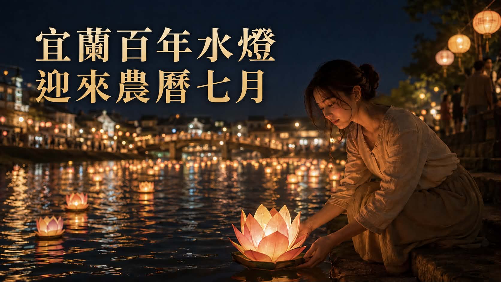 鬼門開了!宜蘭百年水燈迎七月 12個民俗禁忌別自己嚇自己