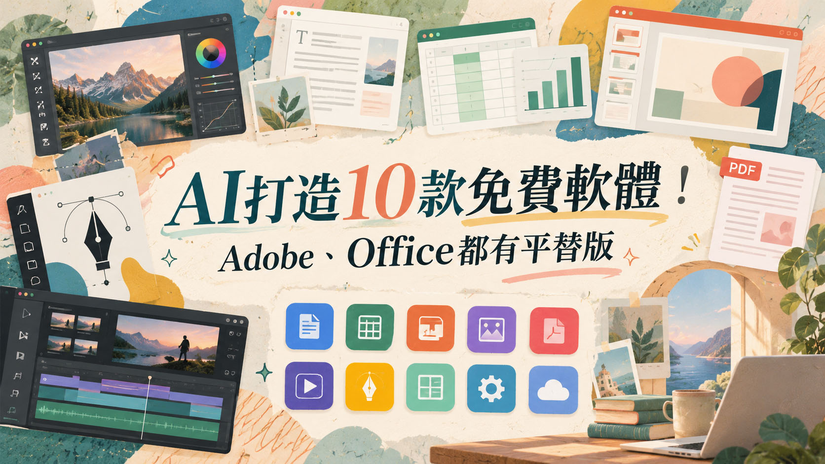 Word、Excel、PPT免費替代版來了!工程師靠AI打造10款開源軟體,連Photoshop也能取代?