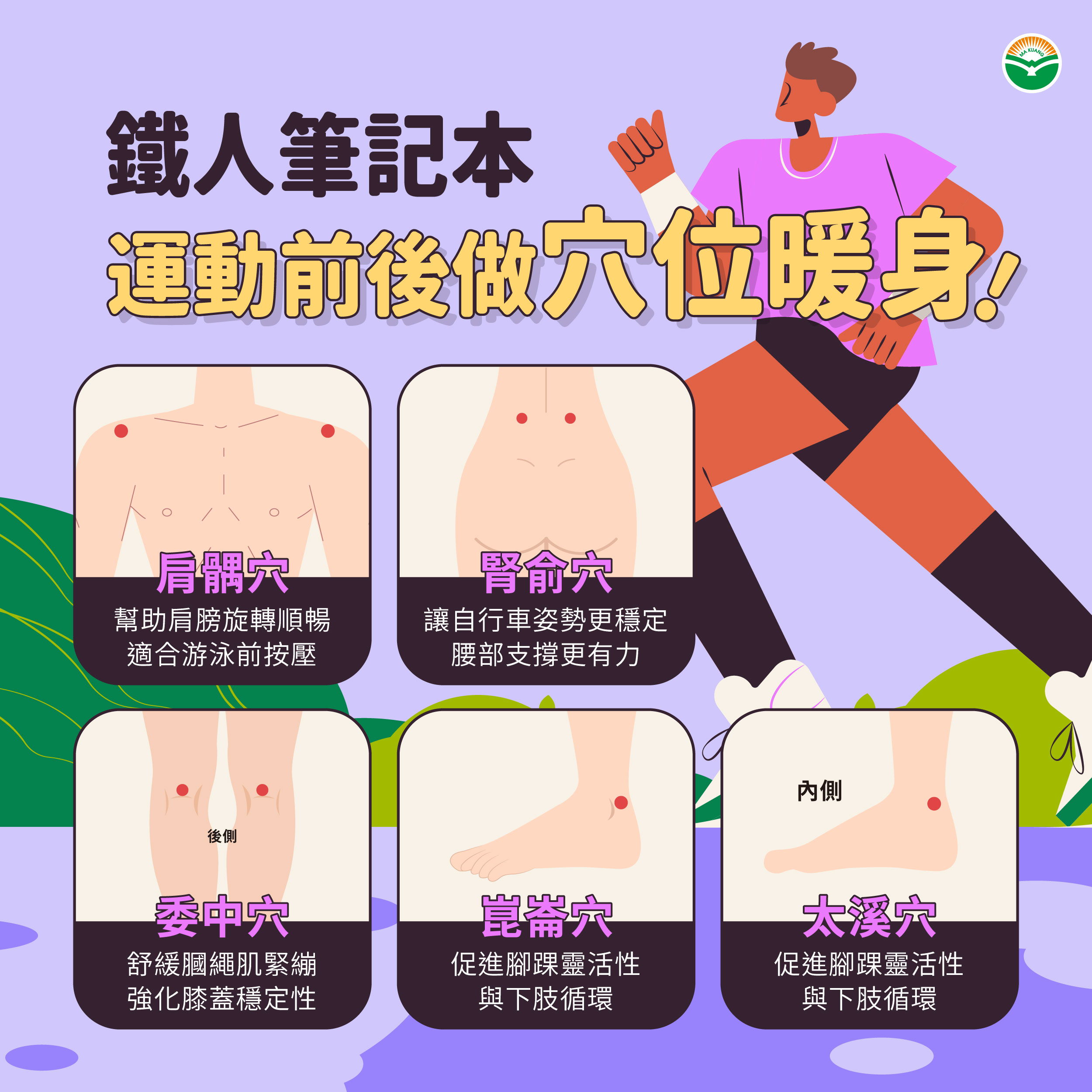 挑戰鐵人三項不傷身！中醫揭秘：科學恢復與穴位暖身全攻略