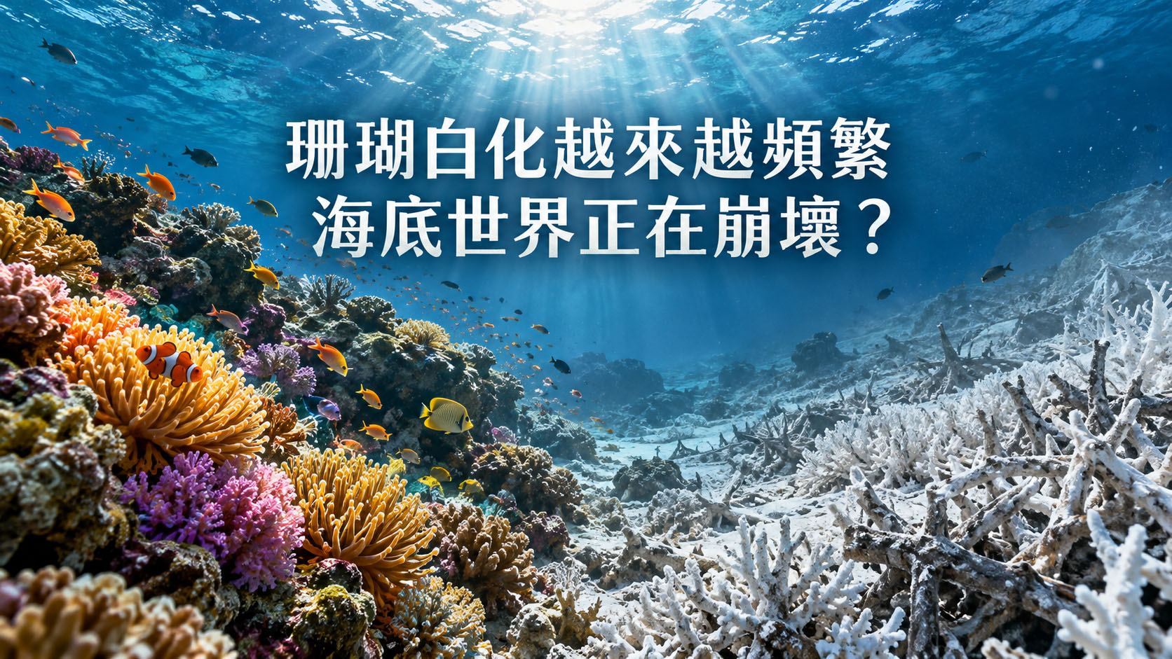 珊瑚正在消失!小琉球覆蓋率僅剩11% 海洋升溫讓珊瑚來不及復原