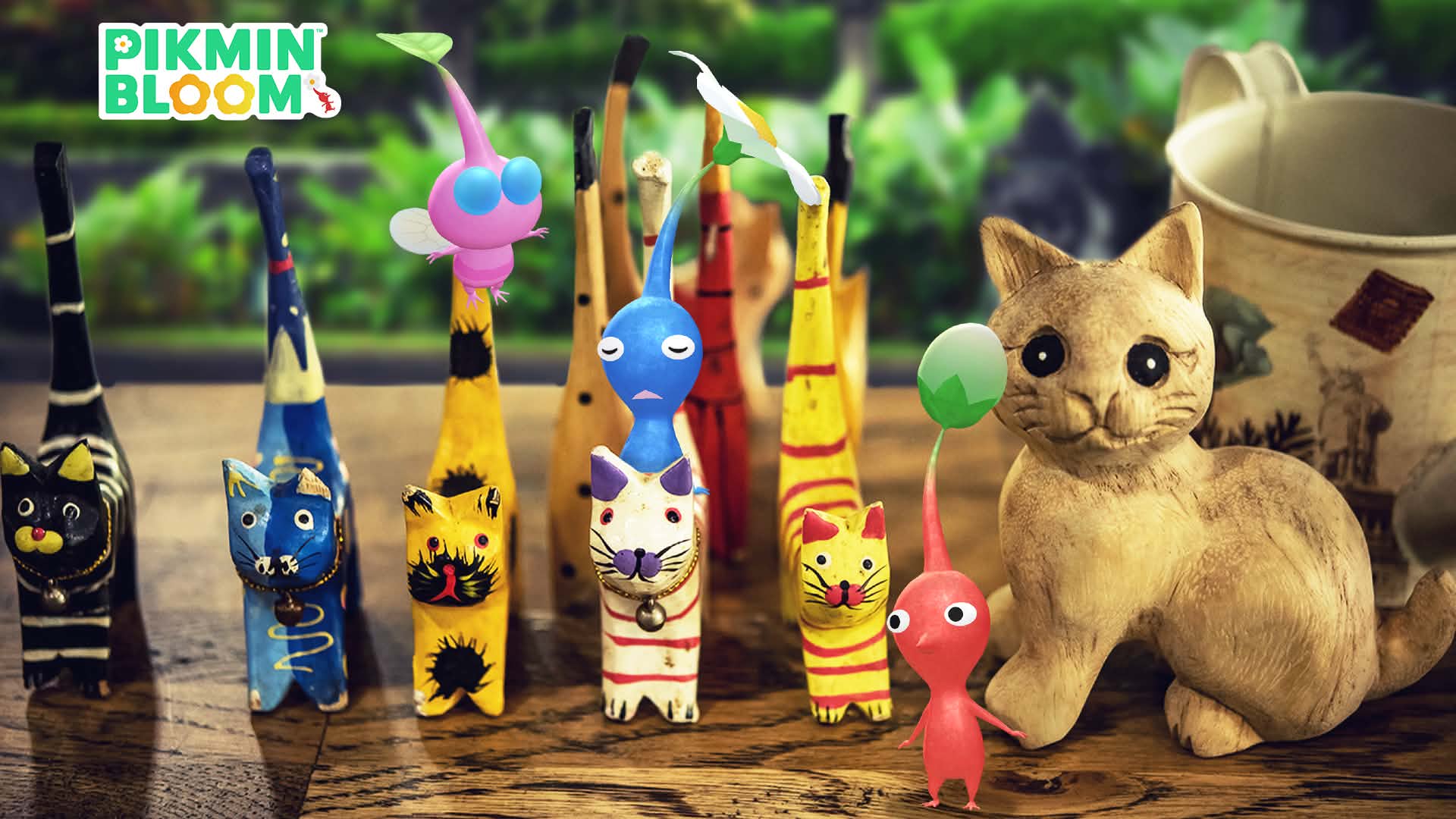 《皮克敏 Pikmin Bloom》8 月活動登場!峇里島雕刻皮克敏、熱帶椰子獎勵一次看