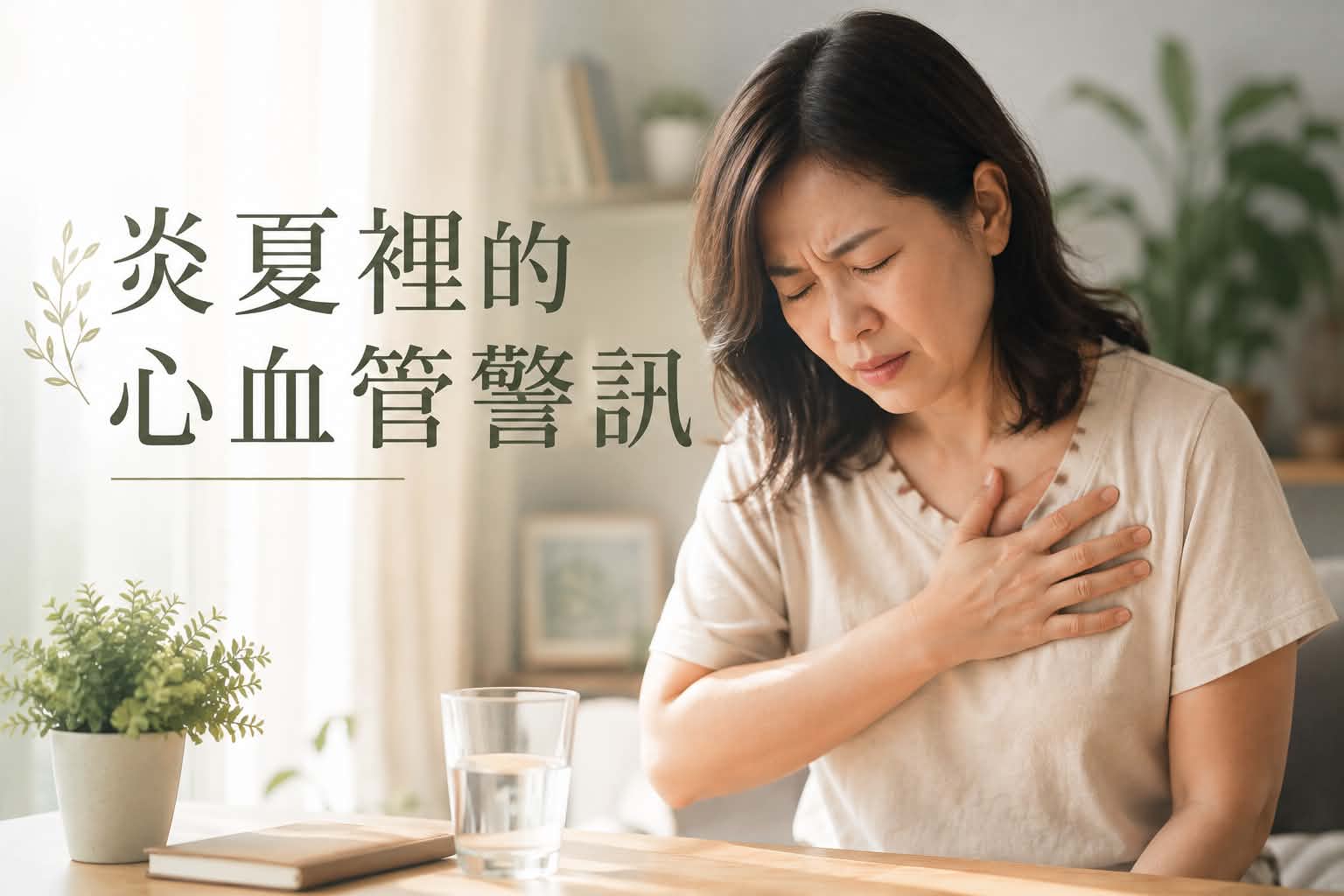 夏天也是心血管危險季!三高族必知4大保養重點