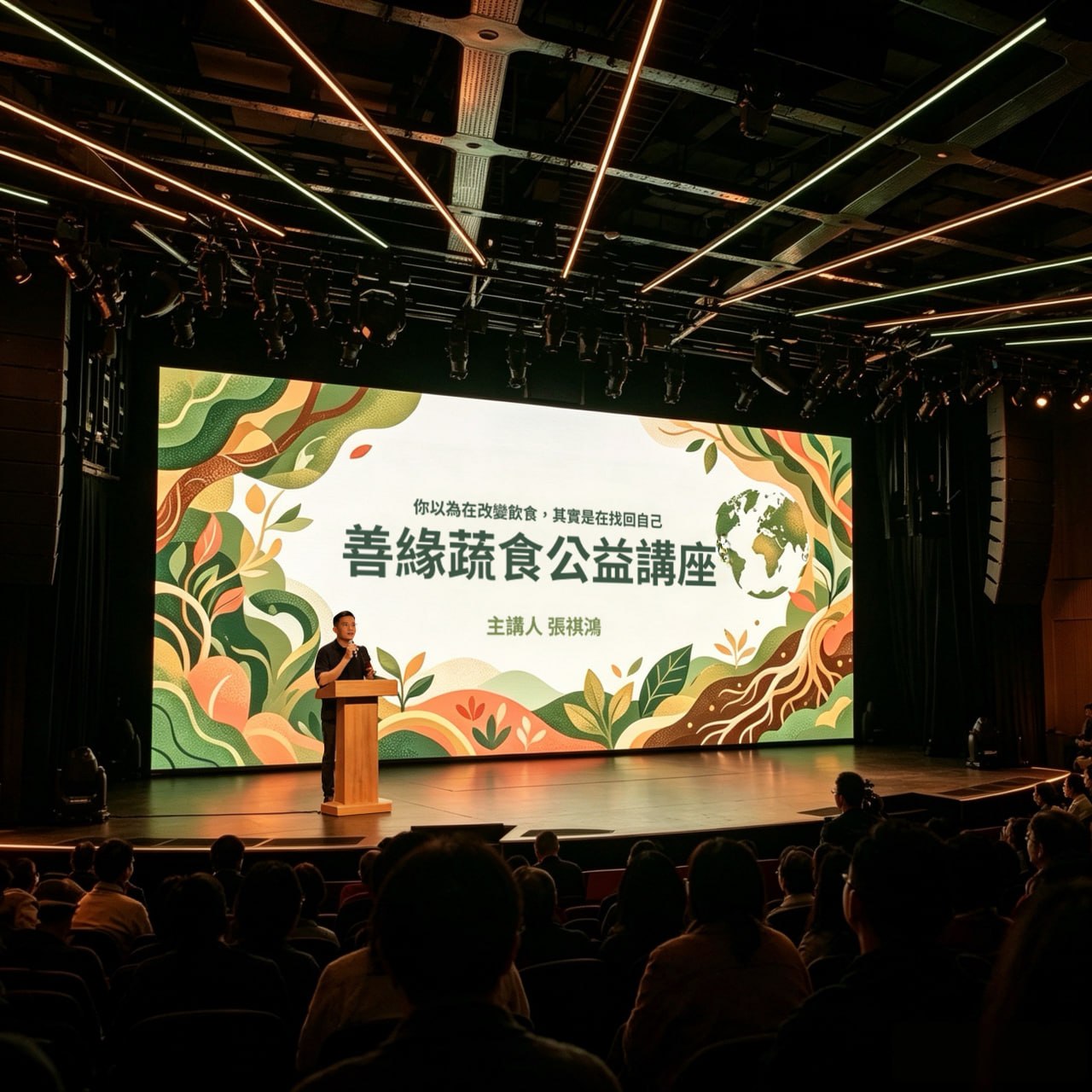 善緣蔬食養生村推動善循環公益文化,蔬食連結社會善念