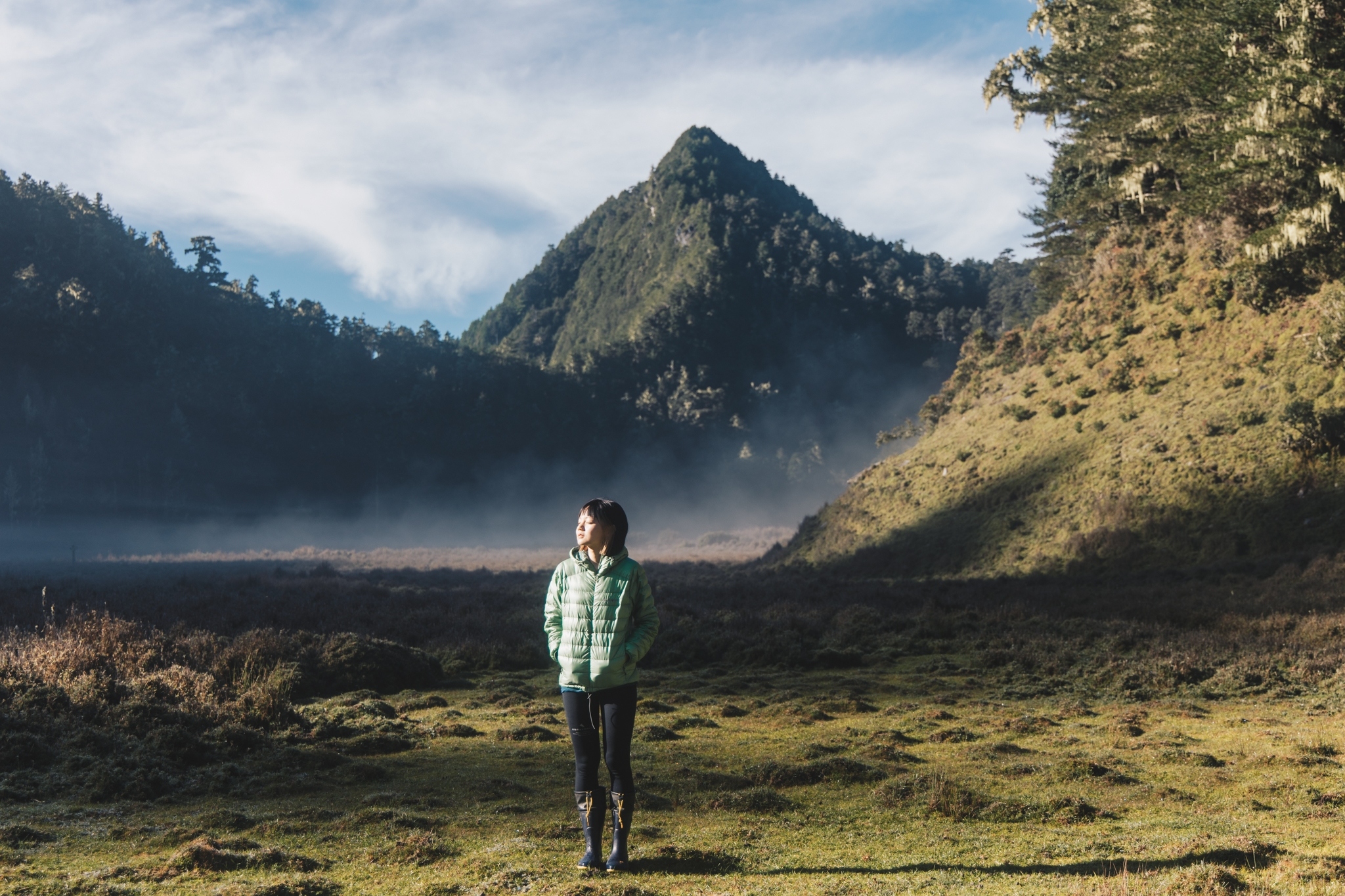 2021年在山上待了八天，馬布谷山屋早晨（圖片來源：柯式野生活）